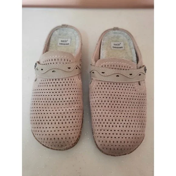 Earth Origins Shoes Earth Origins Aurora Jessica Clog Shoes Womens Size 85 Pink Suede Slip On Poshmark